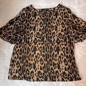 The Limited Leopard Blouse M